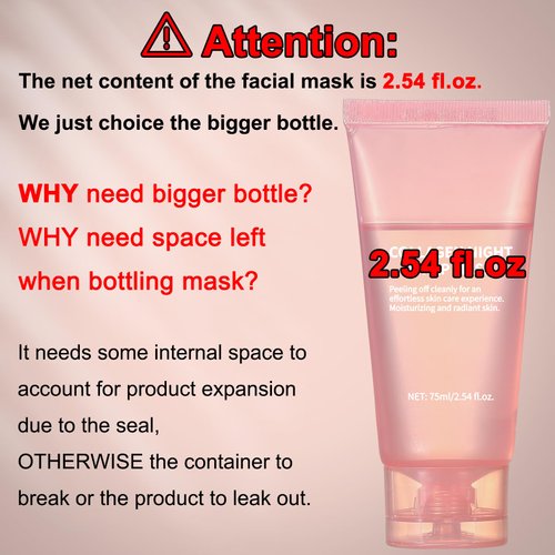 TYTCA Collagen Night Wrapping Mask Peel-Off Overnight Collagen Face Mask - Deeply Hydrates & Firming & Glowy - Reduce Sagging & Wrinkle For Glowing Skin 2.54 fl.oz with Mask Applicator