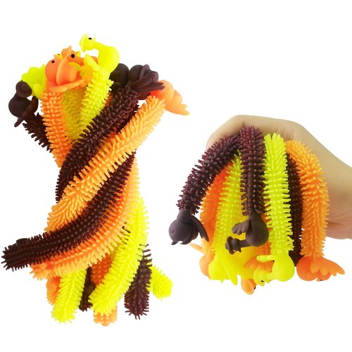 36 Pack Fall Decor Stretchy Strings Sensory Fidget Toys Pack,Autism Toys Great for Kids Treat Bag...