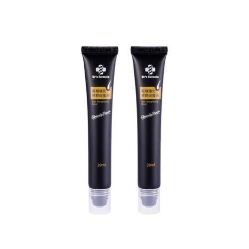 Dr's Formula Hair Root Strengthen Serum Scalp Care Essential Massage Roller Ball Nourishing Volume and Thicken Natural Ingredients Daily Use 0.67 fl oz(Pack of 2)