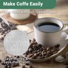 Aluminum Foils Lids to Reuse Vertuoline Capsules Coffee Pods and Refillable Pods，Compatible with Nespresso VertuoLine Machine, 64mm (100pcs)