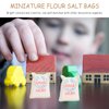 6pcs Dollhouse Decoration Food Baking Scene Models Flour Salt Sugar Bags Miniature Dollhouse Photography Props Dollhouse Supplies