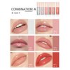 BANGFENG 6PCS Lip Oil Light Lipgloss Set, Moisturizing Hydrating Lip Glow Oil Lip Gloss Kit High Shine Lip Plumping Glass Finish Liquid Lipstick for Women (Set A)