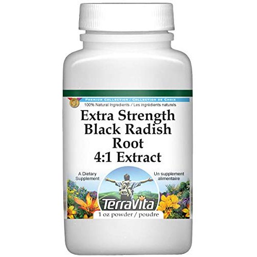 Terravita Extra Strength Black Radish Root 4:1 Extract Powder (1 oz, ZIN: 511235) - 3 Pack