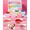 Lip Sleeping Mask Set-6 Pcs Lip Balm Hydrating Lip Mask Overnight Lip Treatment Care For Dry Cracked Lips,Day &Night Moisturize &Nourish Korean Lip Gloss For Women Improve Lip Color With Shea Butter
