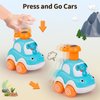 Amy&Benton Toddler Toy Cars Baby Toy Cars Press and Go Cars for Toddlers 1-3 Animal Cars Toy Cars for Boys 1 Year Old 1st Birthday Gifts 1-2 Years Old Boys Push Go Car Toys for 6-9-12-18 Months
