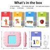 Kidzdo Educational Learning Toys for Toddlers, 540 Sight Words Talking Flash Cards with Music, Montessori Pocket Speech Therapy Toys, Teaching/Birthday Gifts for Ages 2 3 4 5 Years Old Girls (Pink)