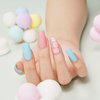 GAOY Pastel Gel Nail Polish Set of 6 Colors Pink Green Blue Gel Polish Kit for Salon Gel Manicure and Nail Art DIY at Home, Gift for Women