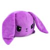 TeeTurtle - The Original Reversible Bunny Plushie - Purple - Cute Sensory Fidget Stuffed Animals That Show Your Mood