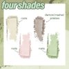 Eyeshadow Quads, Blendable Matte, Metallic and Shimmer Finishes, Velvety Pigmented Creamy Formula, Four Way Quad Eye Shadow Palette, Talc, Paraben & Cruelty Free (06)
