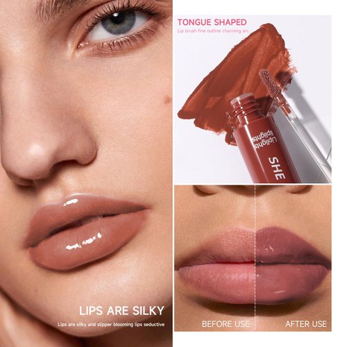 Easilydays Mirror Lip Gloss, Moisturizing Hydrating Juicy Lip Glow Oil, Non-Sticky Hydrating Glossy Lip Glaze, 24H Long lasting High Shine Lip Glass Finish Lip Gloss Liquid Lipstick for Women (#05)