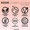 Kandi Koated Edge Lip Liner Pencil [Candy Apple] Vegan Lip Liner | Paraben-Free, Cruelty-Free Formula with Vitamin E and C | Beauty & Makeup