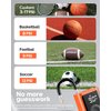ETENWOLF P300 Plus Ball Pump, Electric Basketball Pump Inflation and Deflation, with 3200 mAh Rechargeable Battery, Air Pump for All Sports Balls,Vivid Orange