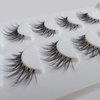 JOSALINAS Crisscross Wispy False Eyelashes Extensions 5 Pairs Glamour Fake Mink Lashes, Winter