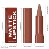 BINGBRUSH Matte Longwear No-Budge Lipstick Makeup,Highly Pigmented Color, Cheeky, Soft Matte Lip Cream Lightweight Lipgloss stick (01#&02#&04#, 3pcs)