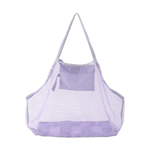 LEAFOREST Mesh Beach Toys Bag Lightweight Foldable Tote Sand Net Bag for Beach Trip Picnic Market