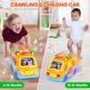 Toy Cars for 1 Year Old Boy Gifts Baby Toys 12-18 Months, Musical Learning Toys for Toddlers 1-3, Educational Baby Bus with Animal Blocks, Christmas Birthday Gift for 1 2 3 4 Year Old Boys Girls Kids
