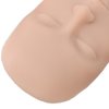 Microblading Practice Face Skin, 3pcs 5D Practice Skin Head Silicone Semi Permanent Microblading Training Facial Skin Lash Mannequin Head for Makeup