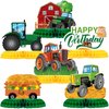 Zonon 6 Pieces Tractor Party Decorations Tractor Honeycomb Table Centerpiece Tractor Birthday Party Supplies Table Toppers for Baby Shower Party Supplies Farmhouse Truck Decor, 6 Designs