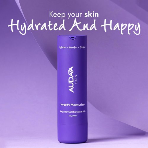 Hydrify Organic Face Moisturizer - Dermatologist Tested Deep Hydration & Anti-Aging Green Tea Moisturizer for Dry, Normal & Sensitive Skin - Daily Hydrating Moisturizer Face Cream – 50 ml