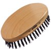 Kent MG2 Boar Bristle Hair Brush for Men, Military Brush with Natural Boar Bristles for Mens Grooming for Fine Hair, 360 Wave Brush Travel Hair Brush