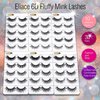 Eliace Lashes 30 Pairs | Luxury 6D Mink Eyelashes Wholesale Bulk 10 Styles Mixed - Professional Makeup Fake Eyelashes Cat Eyes & Full Fluffy False Eyelashes Natural Mink Strip Lashes Pack