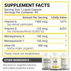 ALPHA RISE ADK Vitamin Supplement + Olive Oil for Better Absorption | ADK 5 Supplement with Vitamin A D and K | 5000 iu of Vitamin D3 + K2 (MK7+MK4) | 90 Liquid Capsules | Vegetarian | Non-GMO