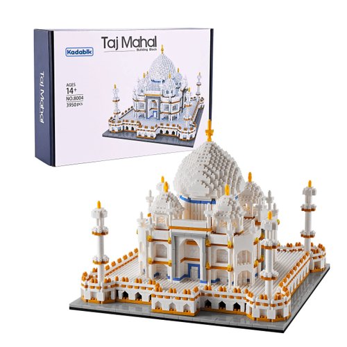 Kadablk Architechture Series for Adults and Teens,Taj Mahal Building Set,Model Contruction Kit 3950 PCS,Micro Block Set,New Seven Wonders,Landmark Model