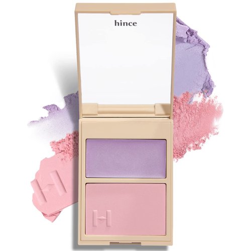 hince True Dimension Layering Cheek - Cream & Pressed Powder 2 Different Shades & Textures - Silky Seamless Long Lasting Blush Makeup - Muted Beige & Elegant Rose Beige (1, DREAMLIKE, L003)
