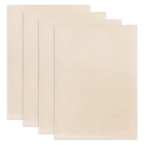 4 Sheets With/Without Brow Double Side Microblading Microshading Tattoo Practice Skin Microblading Microshading Tattoo Supplies For Eyebrow Tattoos Permanent Makeup (4PCS, Without Brow Shapes)