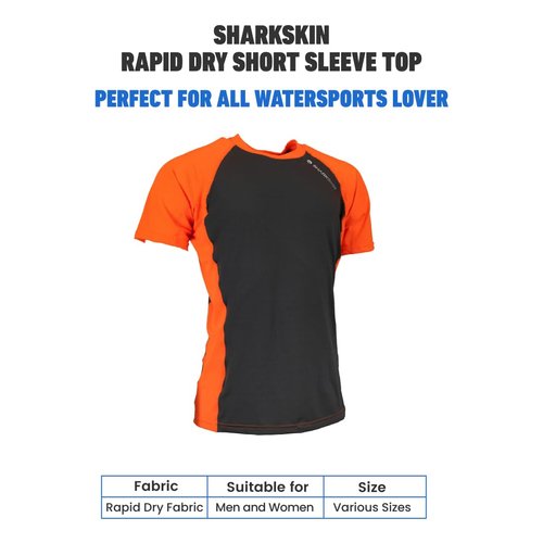 Sharkskin Rapid Dry Unisex Short Sleeve Shirt