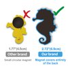SUPINEEDO Fridge Magnet for Toddlers, Rubber Cute Animal Magnets for Baby,Refrigerator Magnets for Toddlers Educational Learning Toy Gift Whiteboard