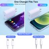USB C Charger Block, 2-Pack 25W USB C Wall Charger Power Adapter PD Super Fast Charging for iPhone iPhone 16/16 Plus/16 Pro/16 Pro max/15/14/13/12/iPad/Mini/AirPod