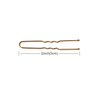 AIEX 200 Pieces U-Shaped Hairpins Kit Hair Clips Hairpins Hair Clips for Women Girls and Hair Salon (Bronze)