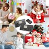 Huunad Handheld Game Consoles with Retro 620 Classic FC Games, AV Cable and USB-C Charging Cable, Good Present for Kids Boy, Xmas Gift (Black)