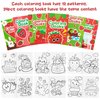 DGjianfei Strawberry DIY Coloring Books - 24-Pack Strawberry Coloring DIY Art Drawing Books Fruits Patterns Christmas Winter Xmas New Year Gifts Kids Birthday Sweet Party Favors Class Art Activity