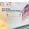 Feadily 2PCS Small Drawer Organizer for Desk, Desktop Drawer Organizer with 9 Clear Drawers, Plastic Desktop Storage Drawers 7.1" x 3 .9" x 4.7", White