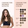 GOO GOO Clip in Hair Extensions Real Human Hair, 16inch 120g 7Pcs, 4A Chocolate Brown, Remy Human Hair Extensions Clip ins for Women, Natural Human Hair