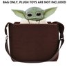 Beautyflier Cosplay Carrying Satchel Bag Compatible with Din Grogu Plush Toy Stuffed Animal Puppet Stuffed Character Vintage Cartoon Props Shoulder Crossbody Bag for Movie Fans (Toy Not Included)