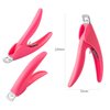 12Pcs Nail Tips Clip for Quick Building Polygel Nail Forms Nail Clips for Polygel Finger Nail Extension UV LED Builder Clamps Manicure Nail Art Tool with 1Pcs False Nail Tip Trimmer