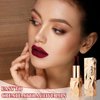 CAHIUYOA 3 Colors All in One Matte Nude Lipstick Lip Stain,Velvet Smooth Lip Stick Gloss Highly Pigmented Lip Color Lip Makeup,Waterproof Long Lasting Lipstick for Women Girls - 04