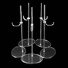 UCanaan 5 Pcs Doll Stand Display Holder for Dolls Transparent Model Support Frame Prop Up Girl Dolls Suitable for 11''-18'' Inch 1/6 1/4 Dolls Accessories doll stands doll display case