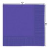 Luxurious New Purple 2-Ply Beverage Napkins – 5"x5" (Pack of 40) - Versatile & Standout Color Perfect for Events & Parties
