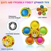 6 Pack Fidget Spinners, Pop Fidget Spinner for Kids, Pop Bulk Fidget Toys, Simple Popper Fidget Spinners Goodie Bag Basket Stuffers Classroom Prizes Party Favors Birthday Gifts Toys