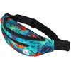 Vibe Festival Gear, proposed title- Vibe Festival Gear Fanny Pack for Men Women - Many Prints - Black Holographic Silver Gold Cute Waist Bag for Festival Rave Hiking Running Cycling