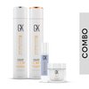 GK Hair Moisturizing Shampoo and Conditioner 300ml with Cashmere 50ml and Deep Conditioner Masque 200gm