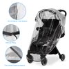 Clear Stroller Rain Cover, Universal Travel Weather Shield Breathable Baby Stroller Rain Cover for Windproof, Waterproof, Protect from Sun Dust Snow
