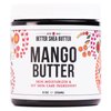 Better Shea Butter Raw Mango Butter - 100% Natural Mango Seed Butter - Skin and Hair Moisturizer - Use with Shea in DIY Whipped Body Butter, Mango Body Lotion, Lip Gloss and Soap Making, 8 oz Jar