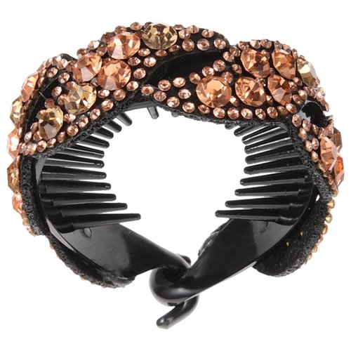 KALLORY Ponytail Hair Jewelry Banana Clips Hair for Thick Korean Hair Accessories Small Hair Clips Banana Hair Clips for Women Banana Combs for Hair Barrette Gothic Hair Clips Tail Clip
