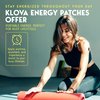 Klova Energy Patches with Caffeine, Green Tea Extract, Peppermint Leaf Extract, Vitamin B3 and Vitamin B6 - for Enhanced Morning Wakefulness