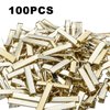BronaGrand Flat Alligator Clips, 100pcs 3.2cm DIY Single Prong Metal Hair Clips Duckbill Hair Clips Blank Hair Slides for Crafts and Other Hair Accessories